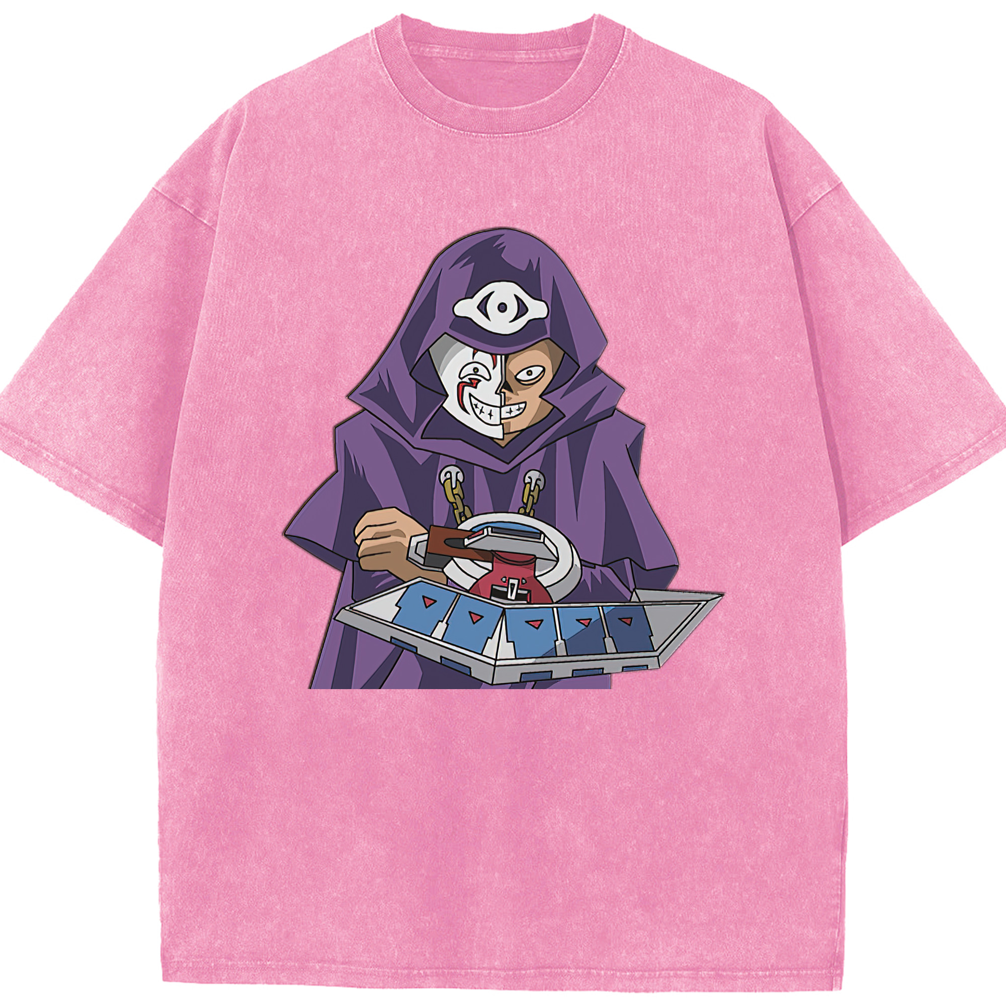 （画像用） 遊☆戯☆王 Yu-Gi-Oh! 綿100% ヴィンテージ風 半袖Tシャツ（フロントプリント）